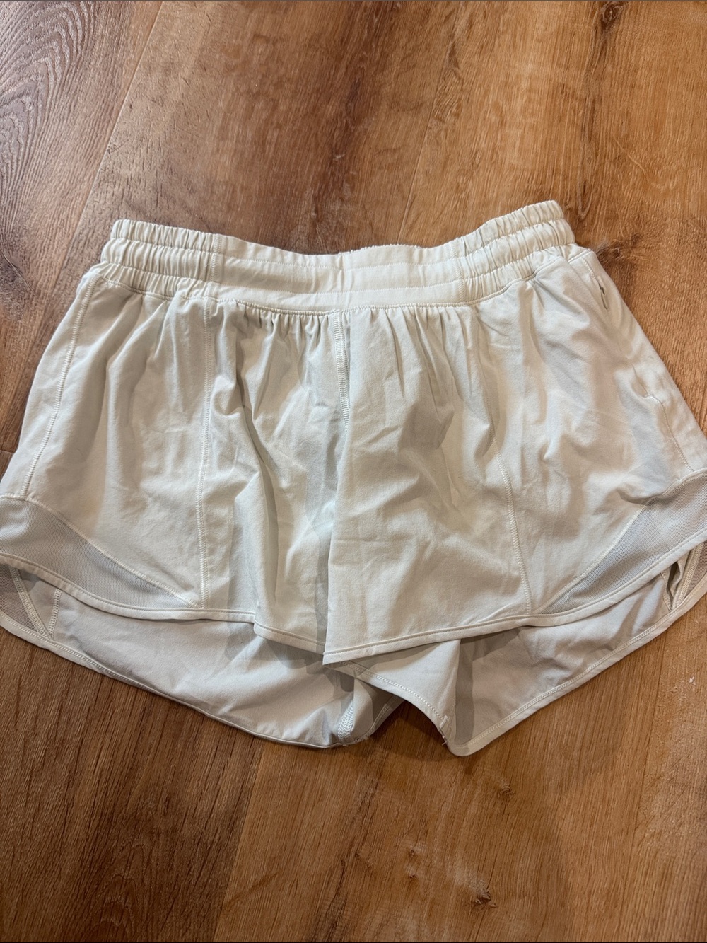 lululemon athletica White Layered Running Shorts